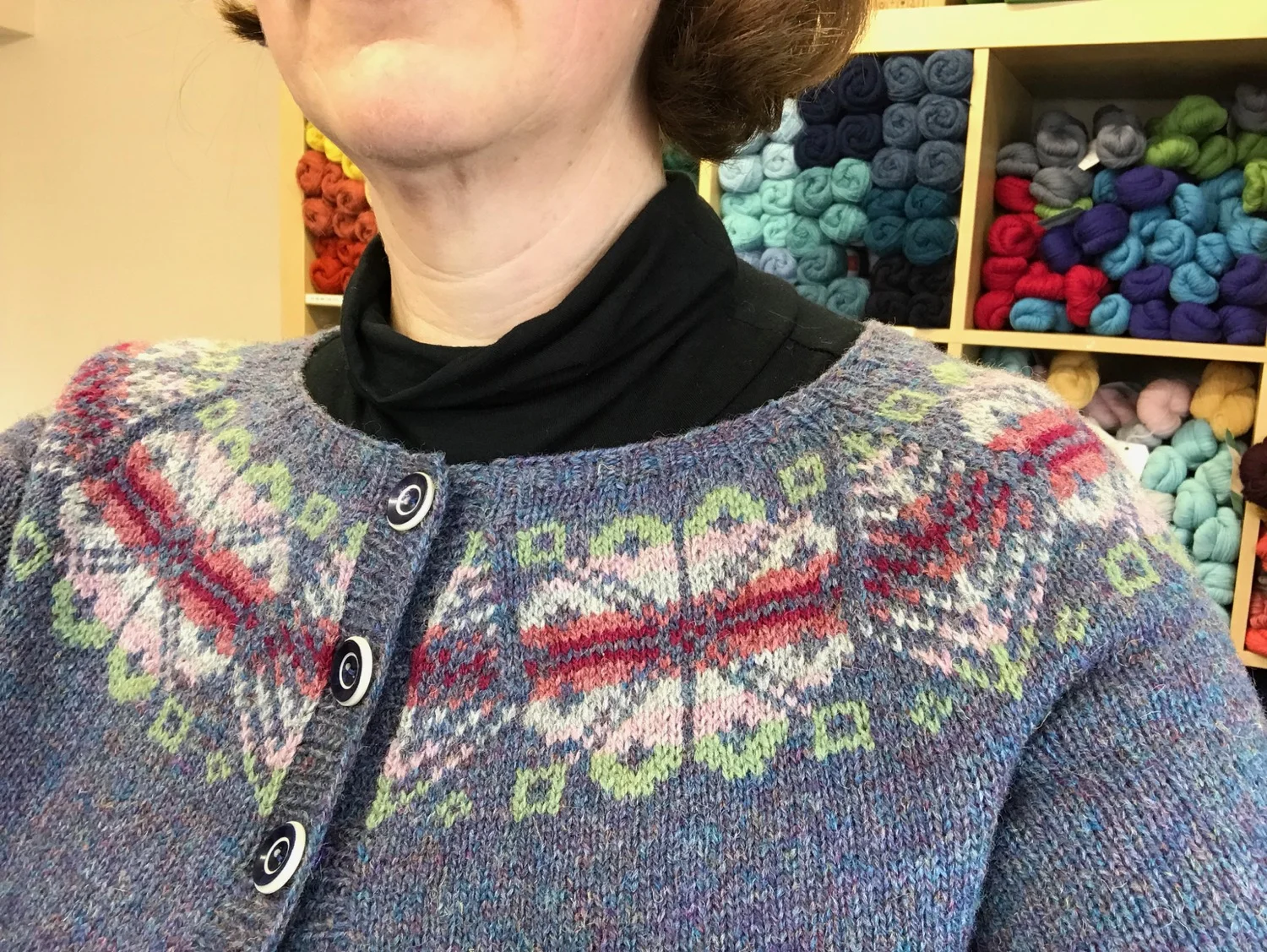 FO: Cardiganised Ola Yoke — Arnall-Culliford Techniques